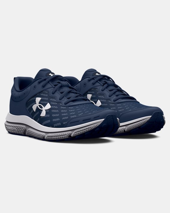 Men's UA Charged Assert 10 Running Shoes, Blue, pdpMainDesktop image number 3
